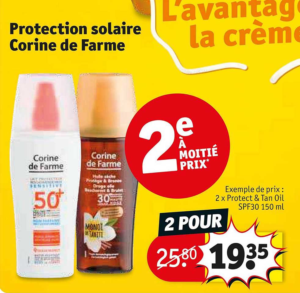 protection solaire corine de farme