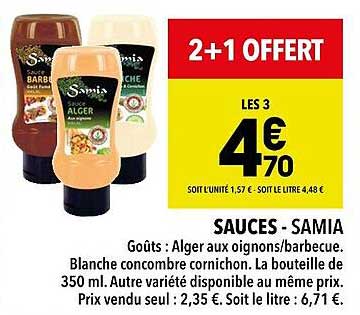 Sauces - Samia