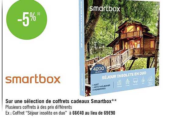 Sélection De Coffrets Cadeaux Smartbox