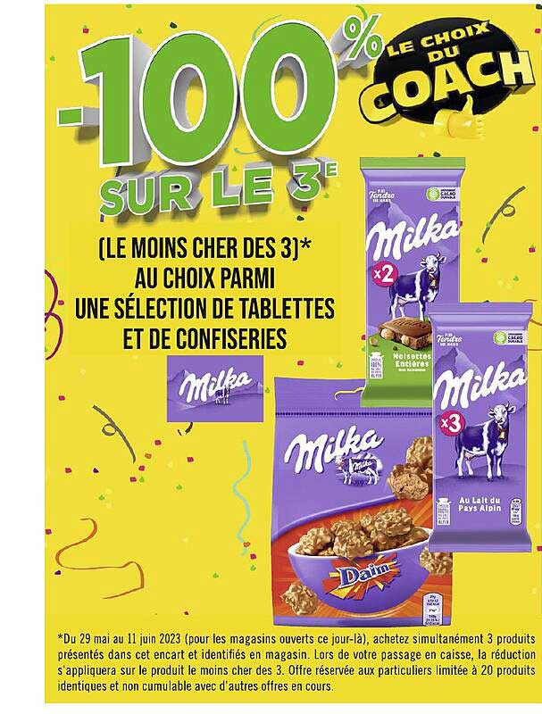 Sélection De Tablettes Et De Confiseries Milka