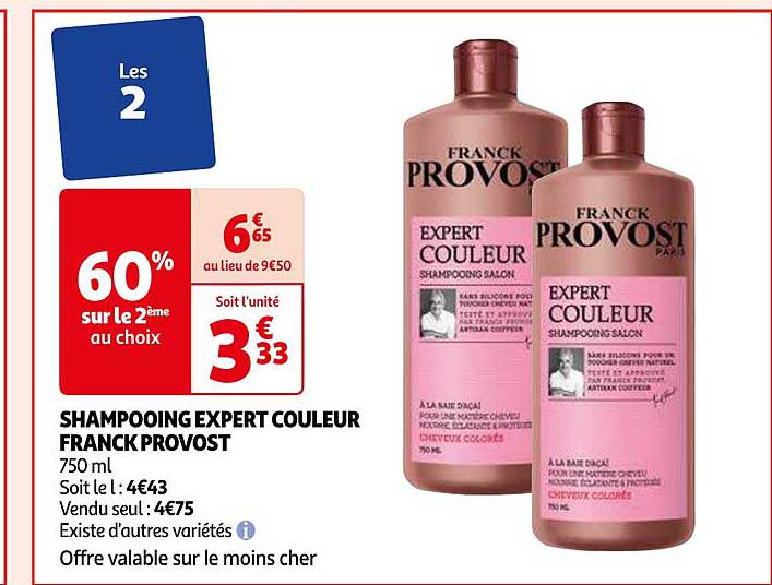 shampooing expert couleur franck provost