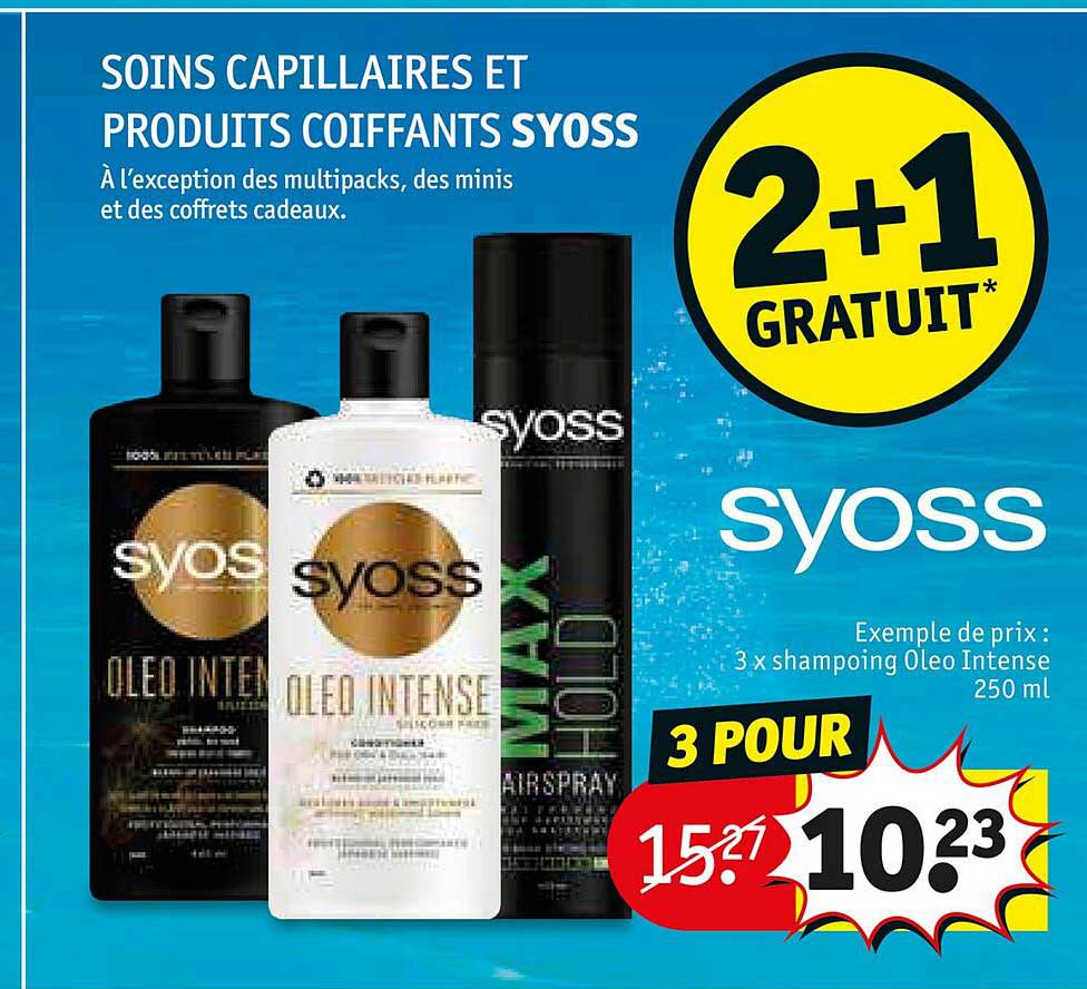 soins capillaires et produits coiffants syoss
