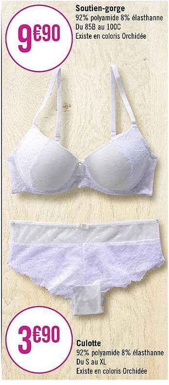 soutien-gorge, culotte