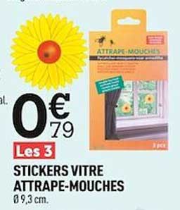 stickers vitre attrape-mouches