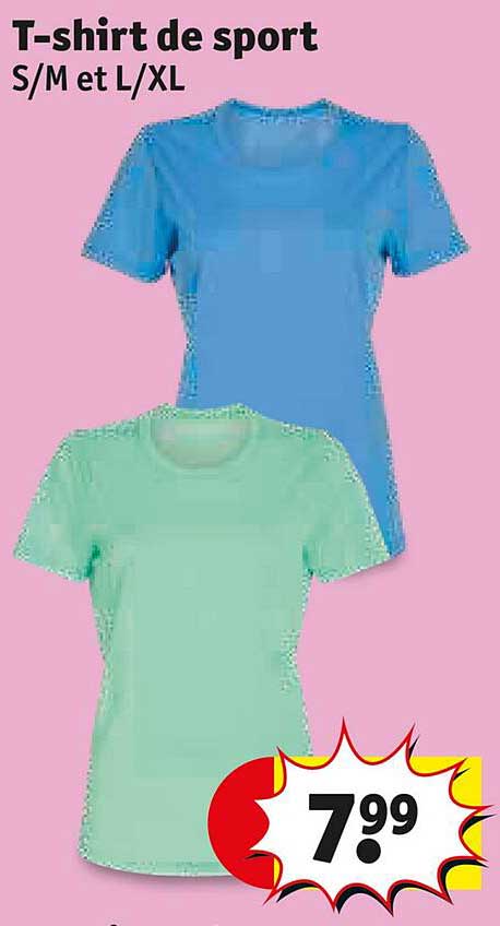 t-shirt de sport