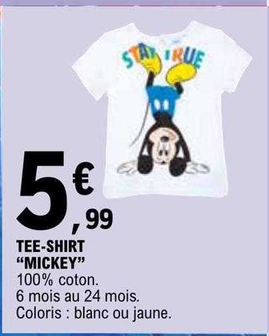 tee-shirt "mickey"