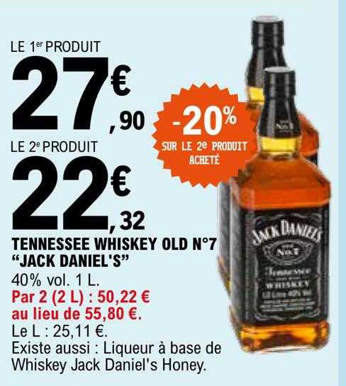 tennessee whiskey old n°7 "jack daniel's"