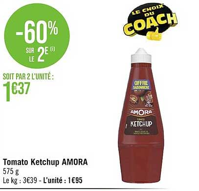 tomato ketchup amora