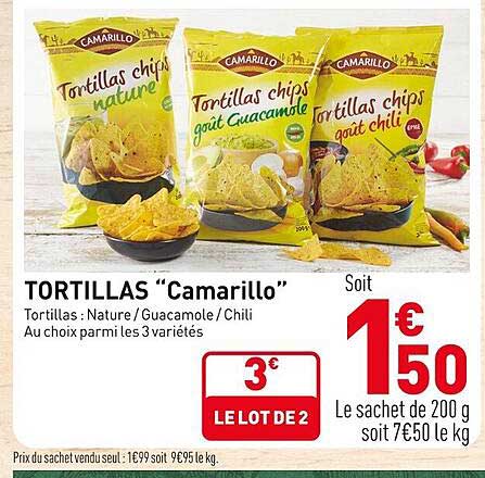 Tortillas "camarillo"