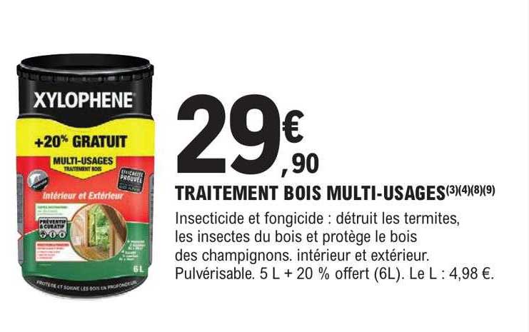 Traitement Bois Multi-usages Xylophène