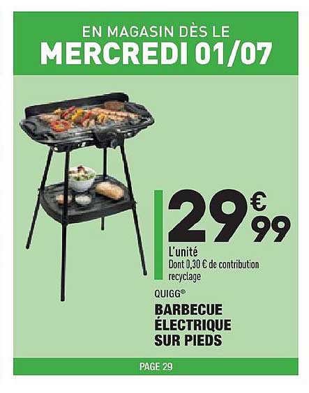 Barbecue électrique Sur Pieds Quigg
