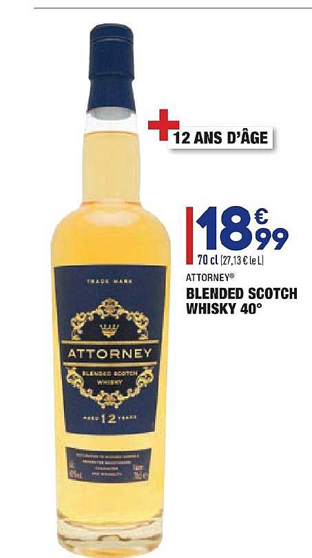 Blended Scotch Whisky 40°