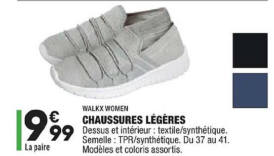 chaussures légères walkx women