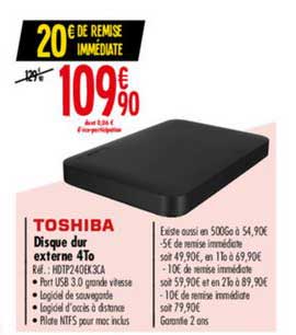 disque dur externe 4to toshiba