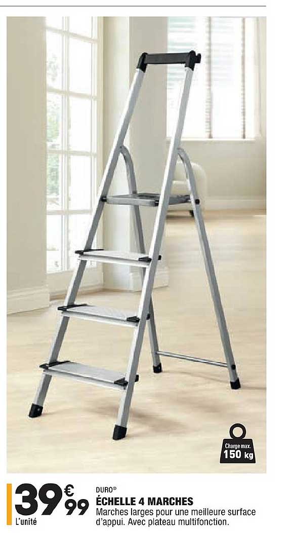 échelle 4 marches duro