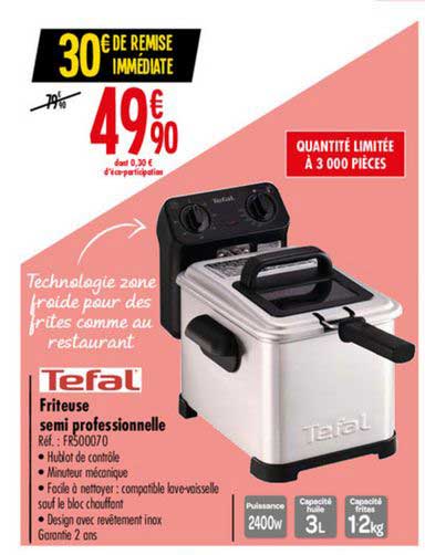 Friteuse Semi Professionnelle Tefal