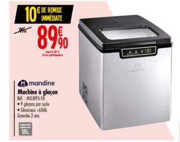 machine à glaçon mandine