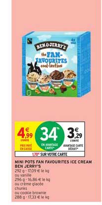 mini pots fan favourites ice cream ben jerry's