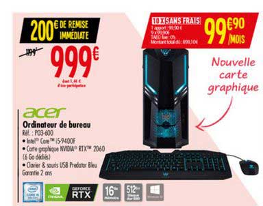Ordinateur De Bureau Acer