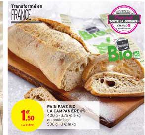 pain pavé bio la campanière