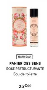 painier des sens rose restructurante eau de toilette