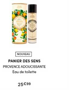 panier des sens provence adoucissante eau de toilette