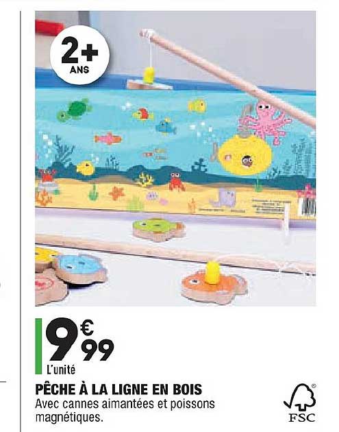 Pêche à La Ligne En Bois