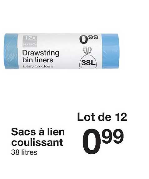 sacs à lien coulissant