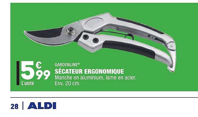 Sécateur Ergonomique Gardenline