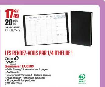 semainier eu0909 quo vadis