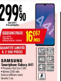 Smarphone Galaxy A41 Samsung
