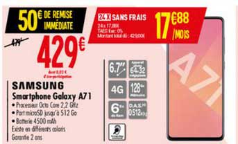 Smartphone Galaxy A71 Samsung