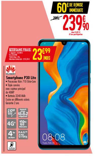 smartphone p30 lite huawei