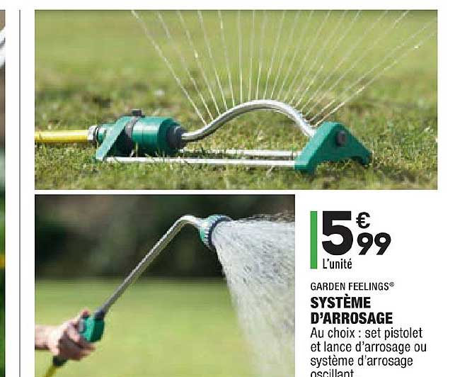 système d'arrosage garden feelings