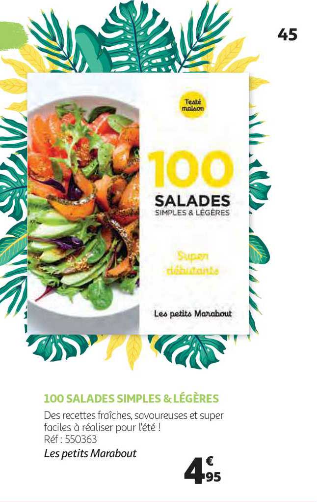100 salades simples & légères
