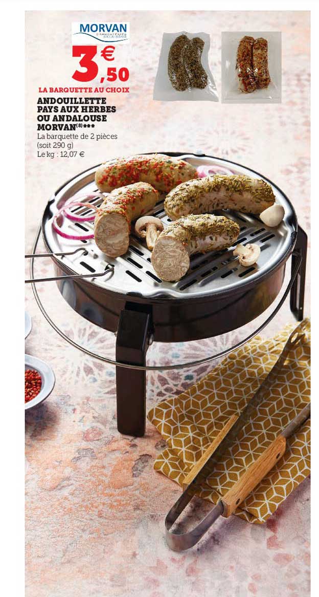 andouillette pays aux herbes ou andalouse morvan