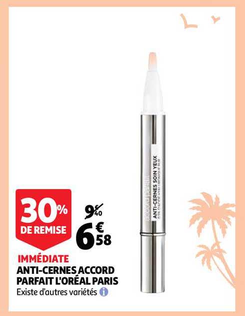 anti-cernes accord parfait l'oréal paris