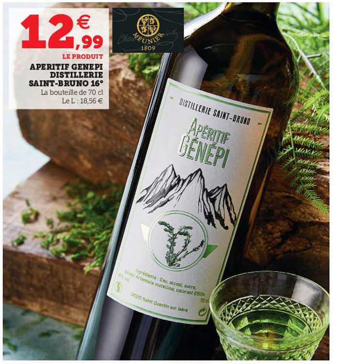 apéritif génépi distillerie saint-bruno 16°