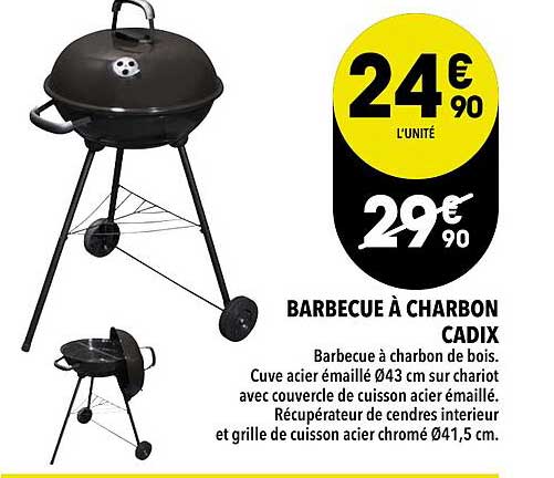 barbecue à charbon cadix