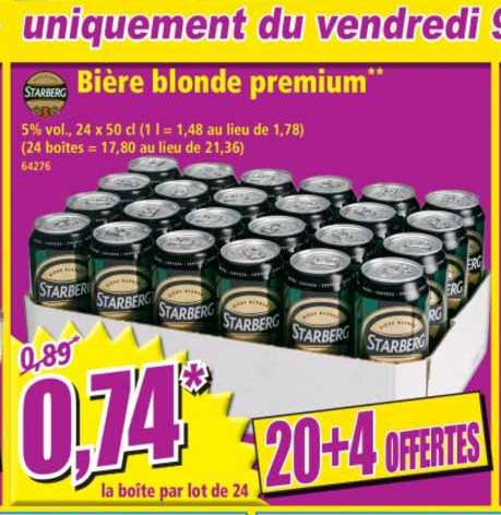 Bière Blonde Premium Starberg