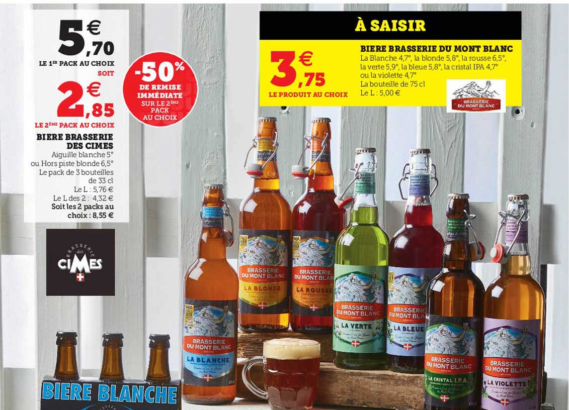 bière brasserie des cimes, bière brasserie du mont blanc