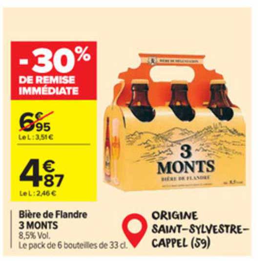 bière de flandre 3 monts