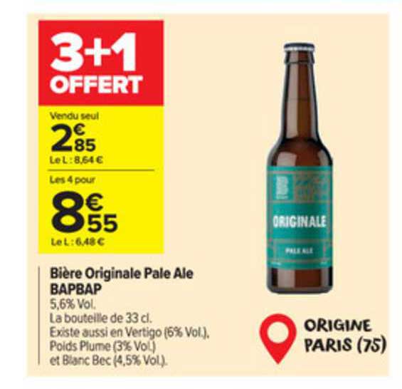 bière originale pale ale bapbap