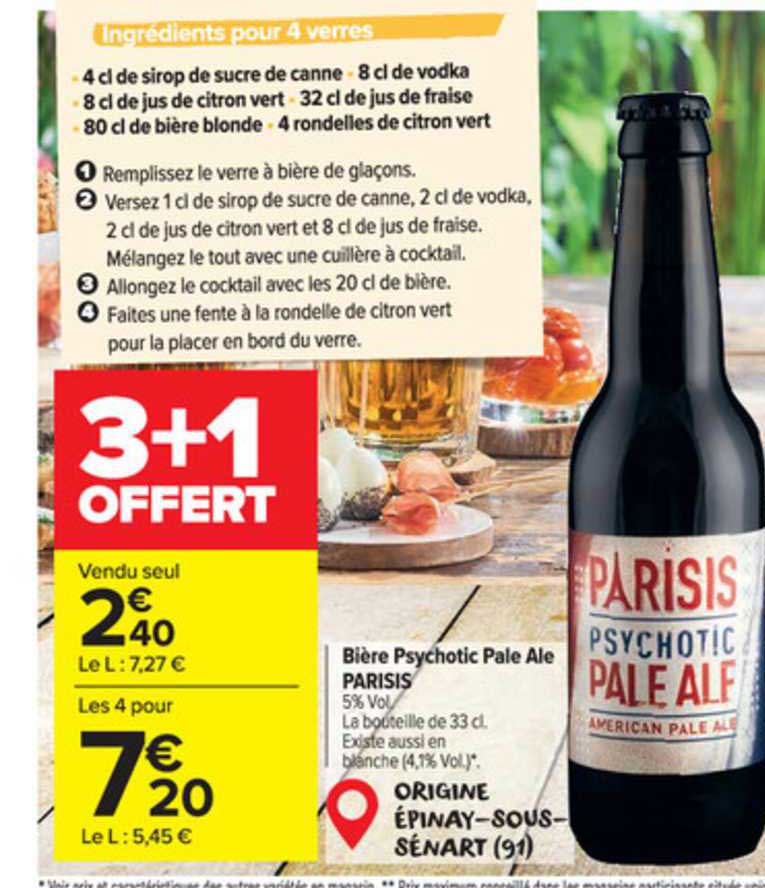 bière psychotic pale ale parisis