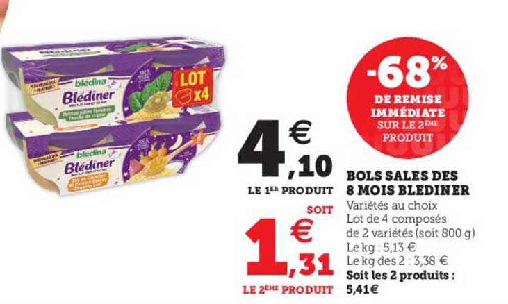 bols sales dès 8 mois blédiner