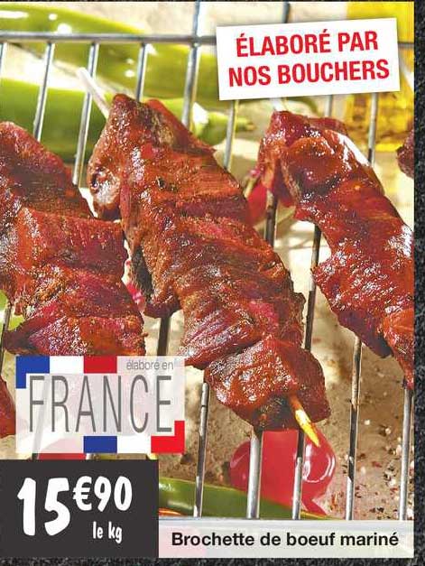 Brochette De Bœuf Mariné