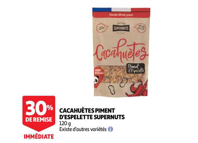 cacahuètes piment d'espelette supernuts