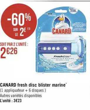 canard fresh disc blister marine