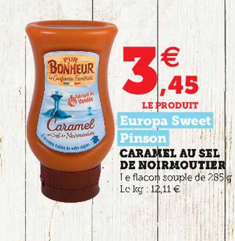 caramel au sel de noirmoutier europa sweet pinson