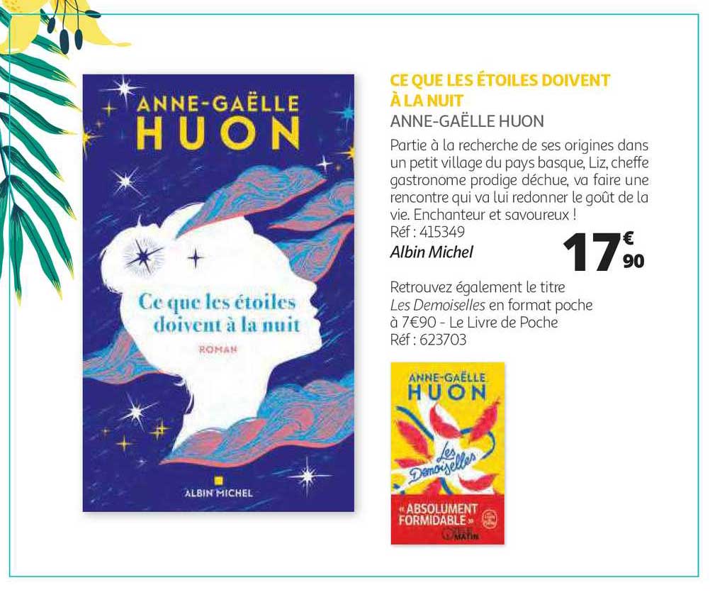 ce que les étoiles doivent à la nuit - anne-gaëlle huon